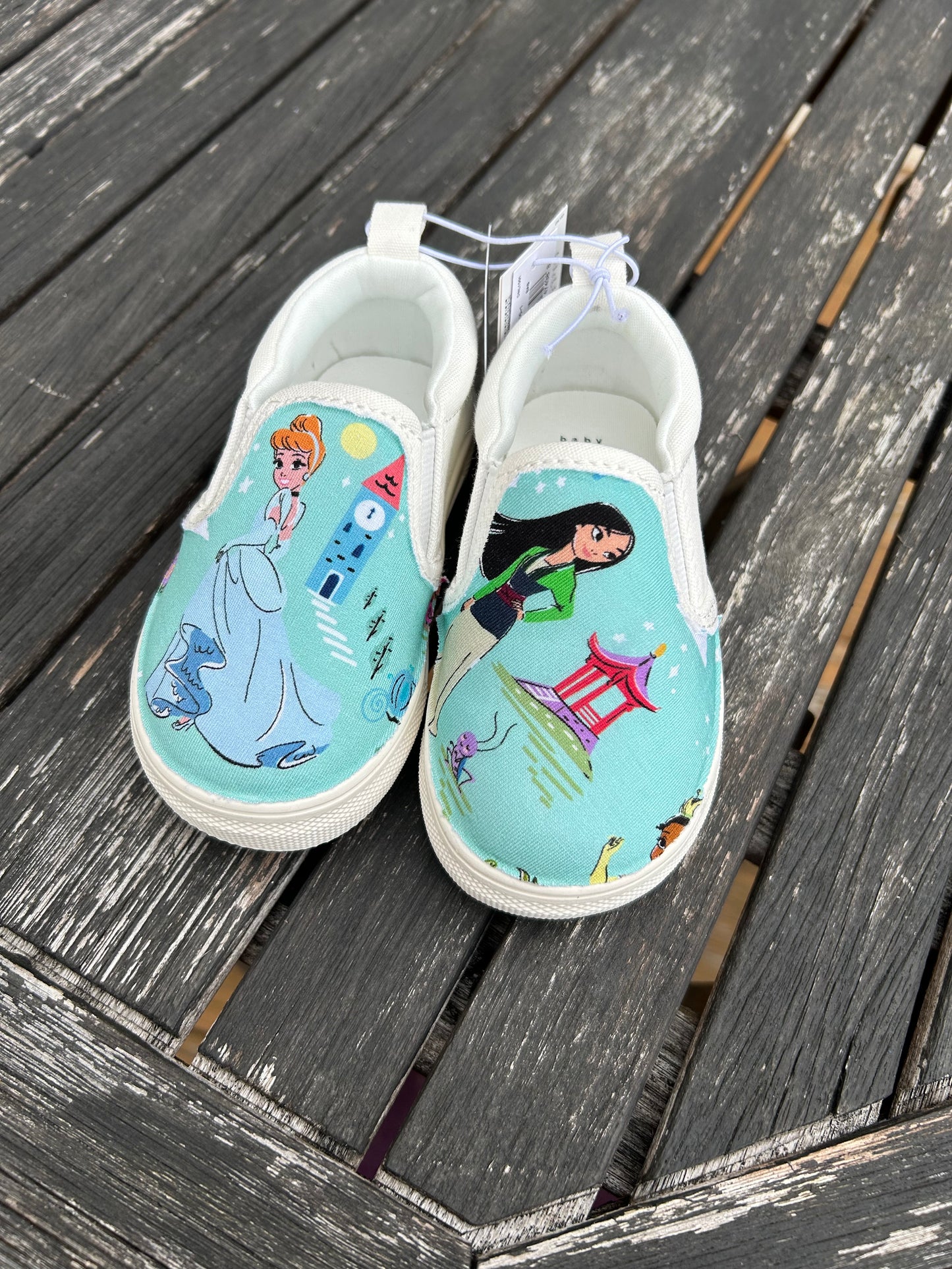 Princess custom slip ons