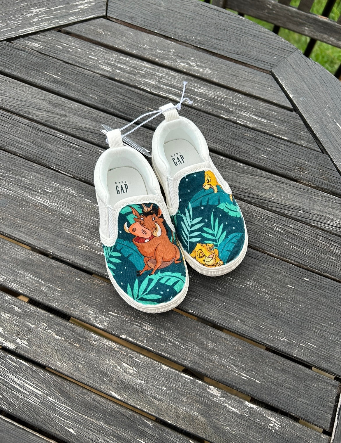 NEW lion king custom slip ons