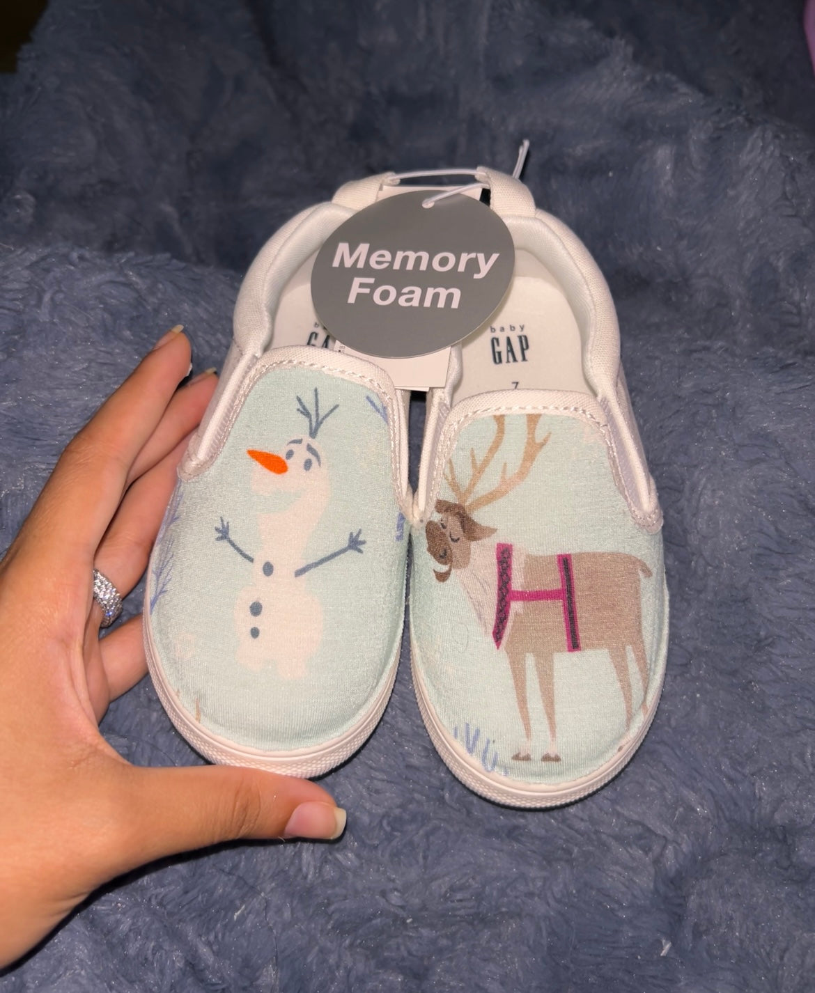 Olaf & friends custom slip ons