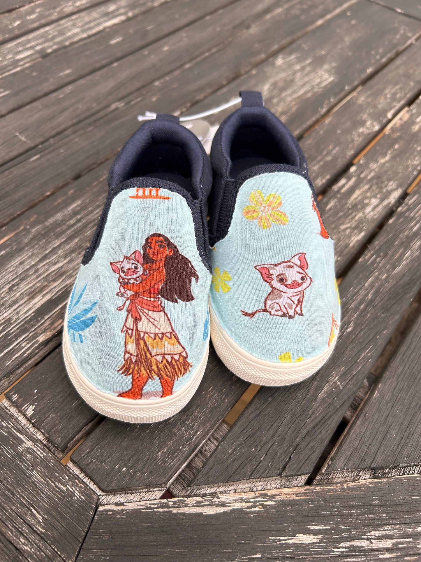 Flaw* Moana custom slip ons